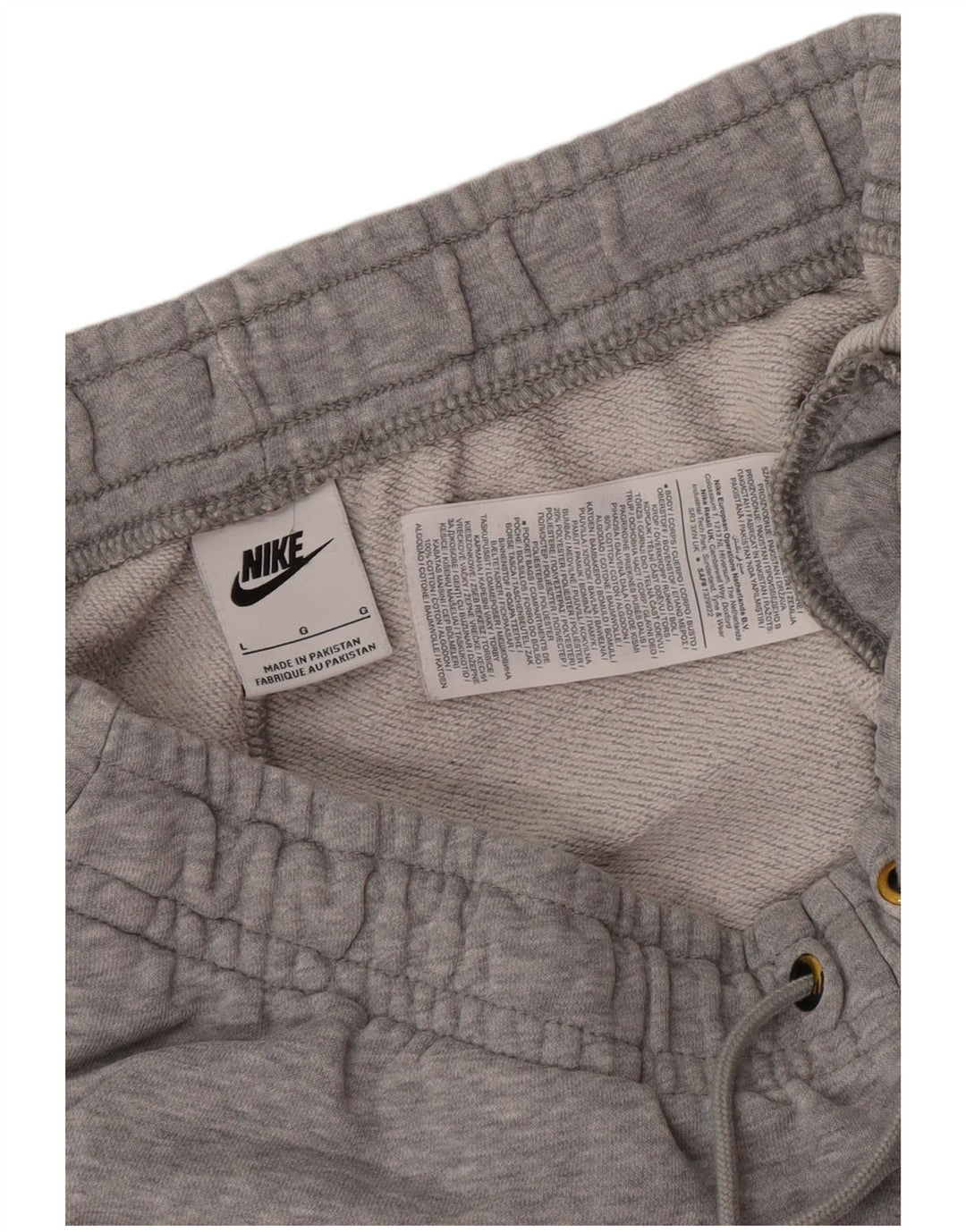 Nike Herren-Trainingshose, Jogginghose, groß, graue Baumwolle