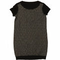 LIU JO Womens Jumper Dress UK 12 Medium Black Check