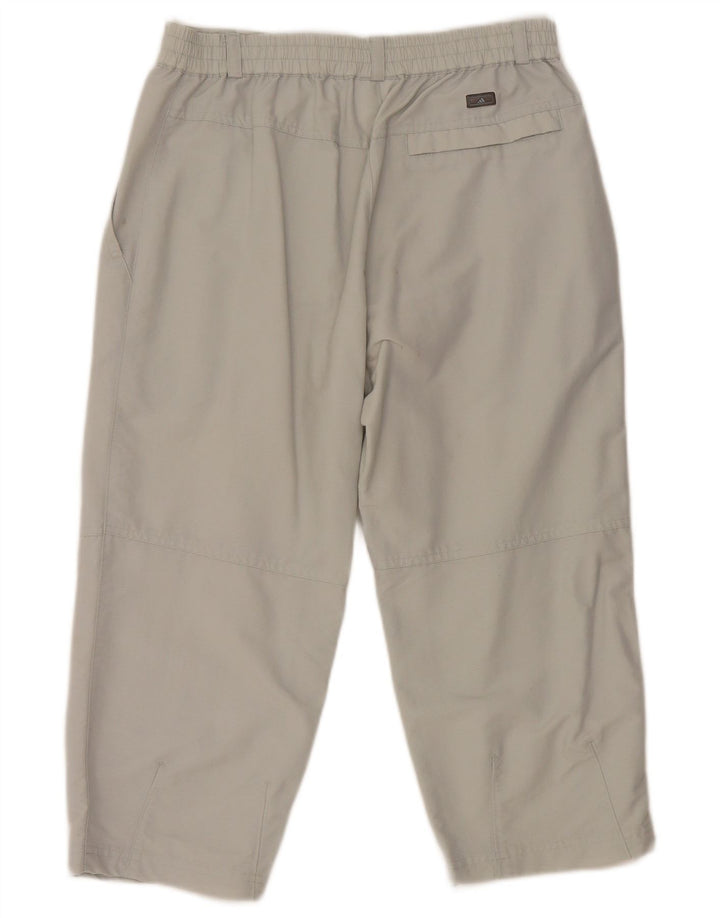 Adidas Damen Caprihose W28 L20 Graues Polyamid