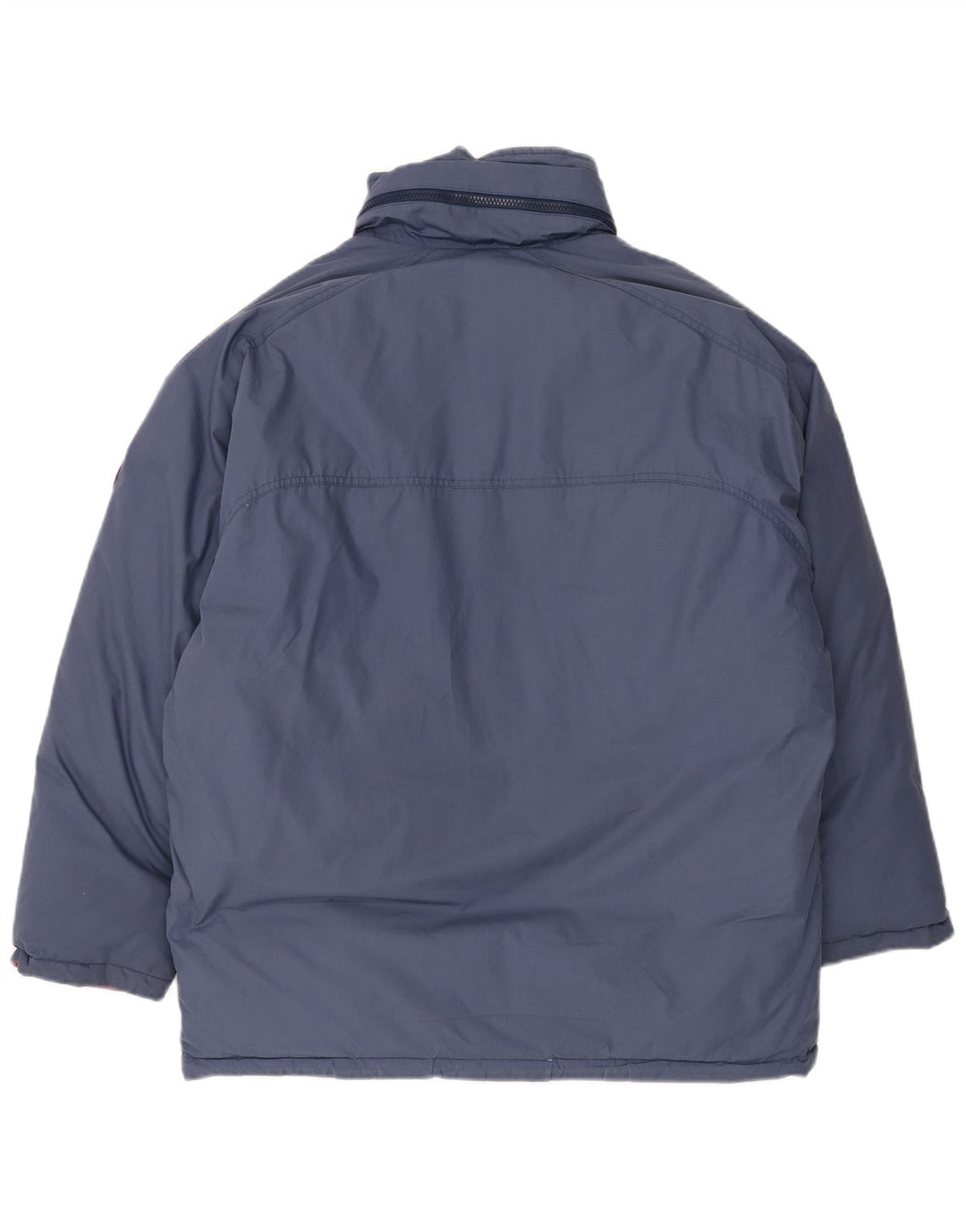 Diadora Wattierte Herrenjacke mit Kapuze, UK 38, Mittelmarineblau