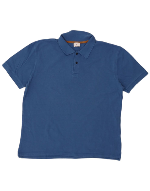 PEUTEREY Boys Polo Shirt 15-16 Years 2XL Blue Cotton