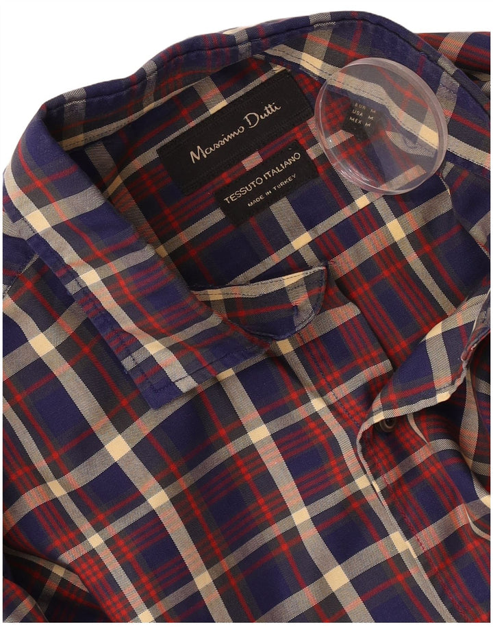 Massimo Dutti Herrenhemd, mittelgroß, mehrfarbig, kariert