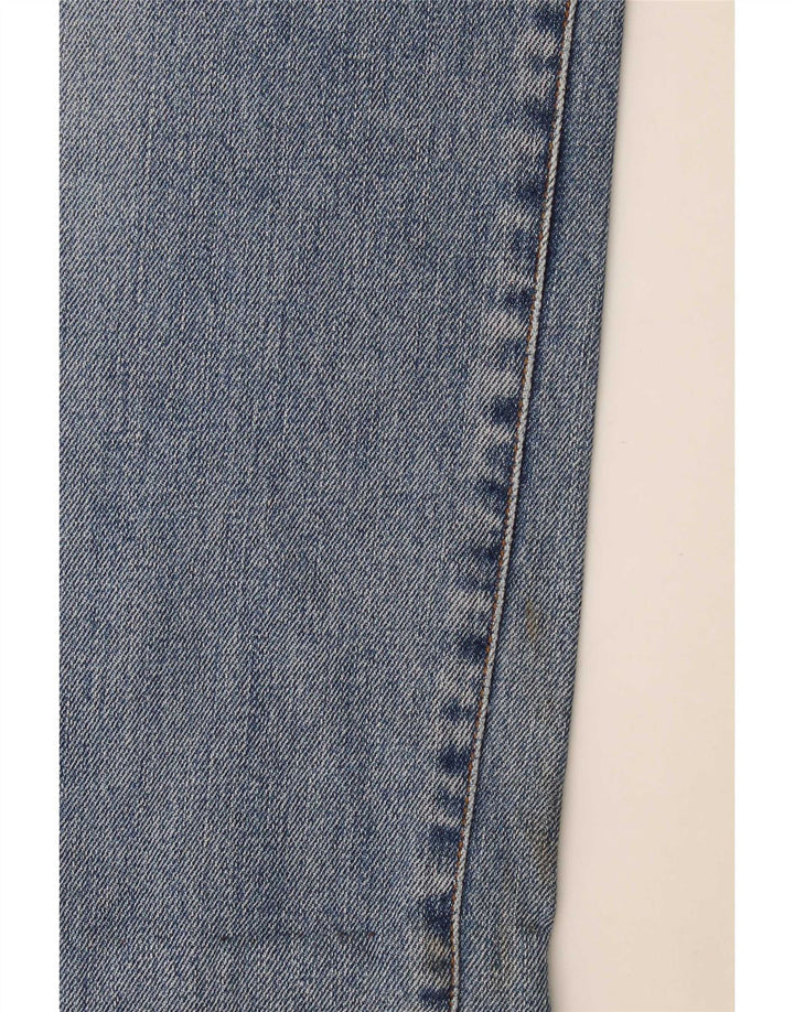 Calvin Klein Damen Straight Jeans W36 L28 Blau