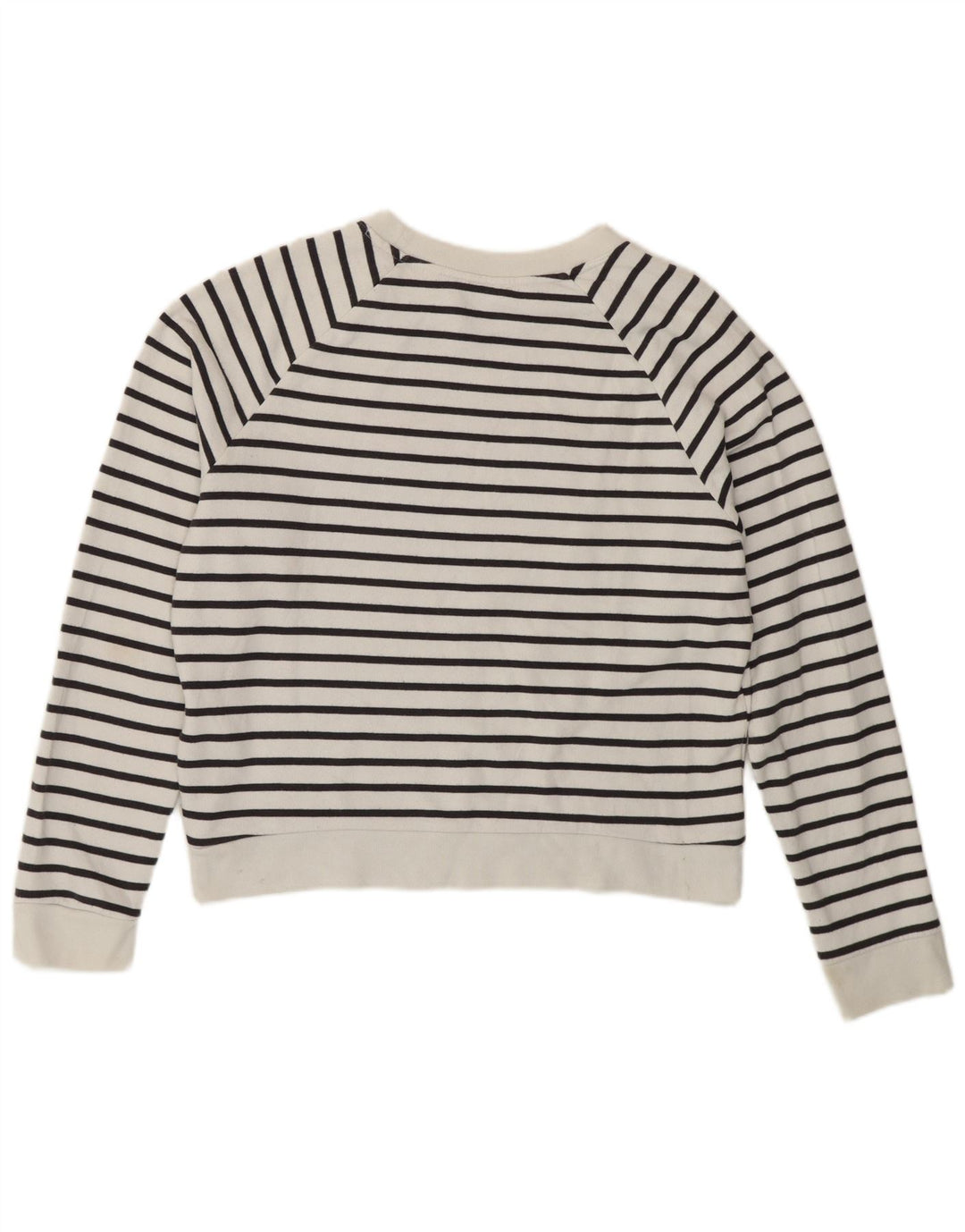 Levi's Damen-Sweatshirt mit Grafik, UK 14, mittelweiß gestreift, nautisch