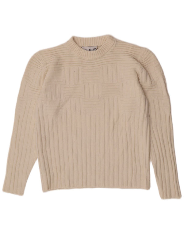 Bikkembergs Damen-Pullover mit Rundhalsausschnitt, UK 12, mittelgrau
