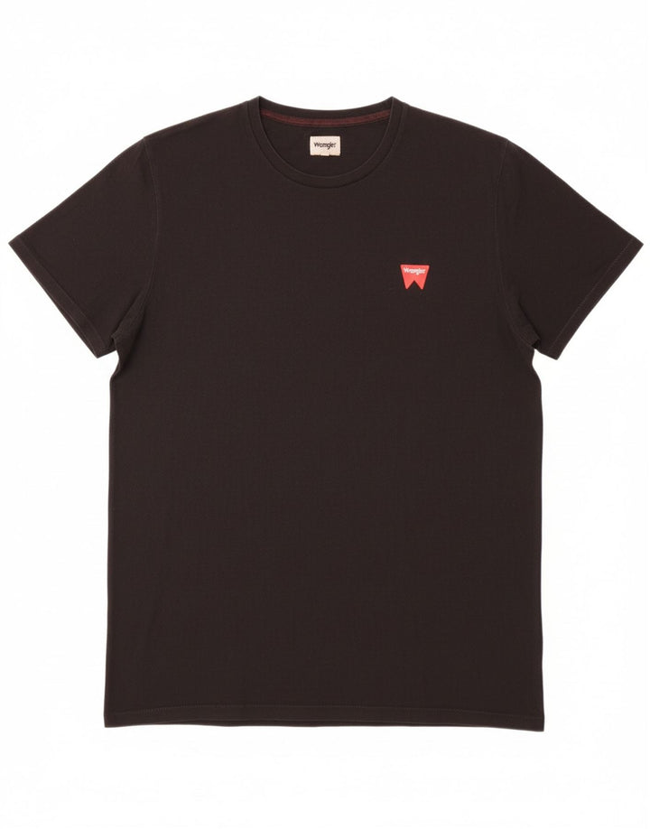 WRANGLER Mens T-Shirt Top XL Black Cotton Vintage Wrangler and Second-Hand Wrangler from Messina Hembry 