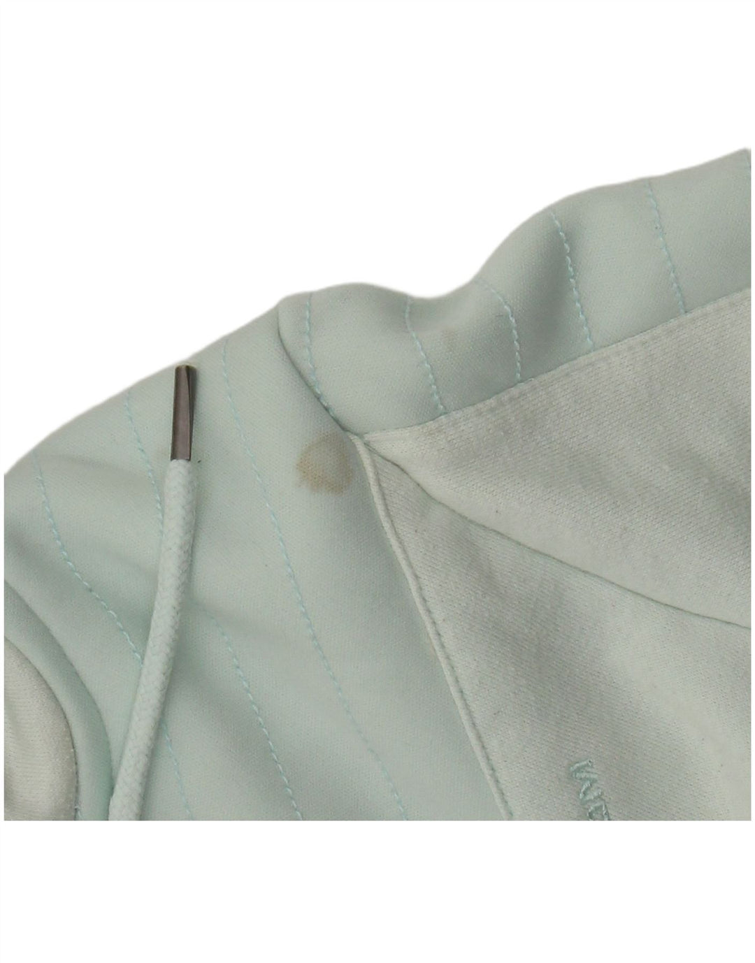 VOLCOM Damen-Kapuzenpullover mit Reißverschluss, UK 12, mittelgrüne Baumwolle