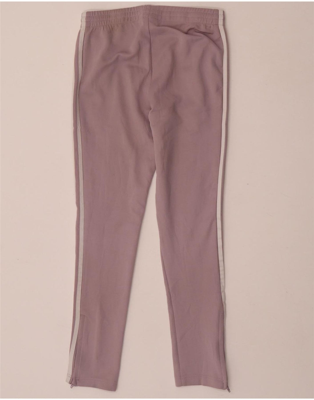 Adidas Damen Trainingshose UK 8 Small Lila Polyester