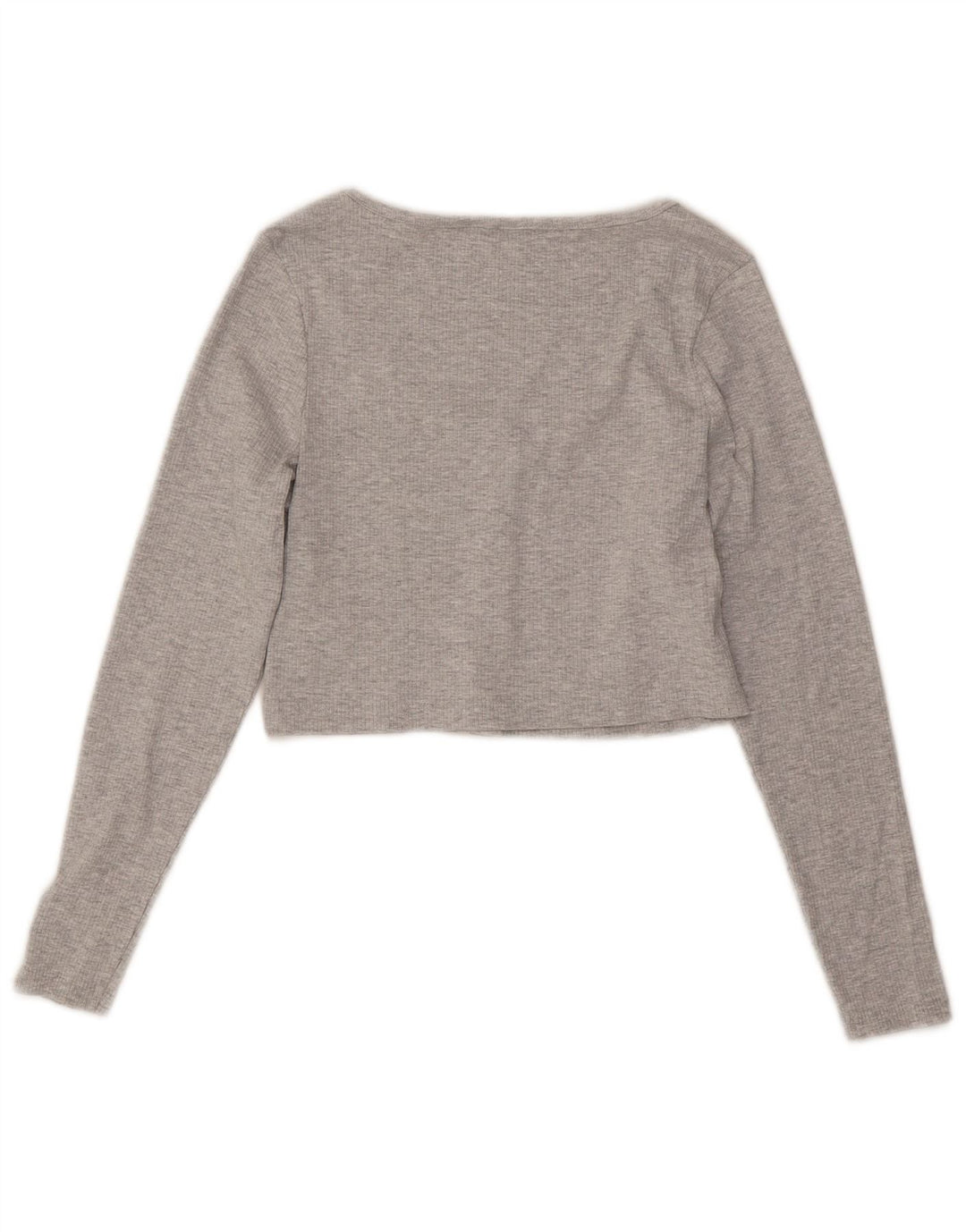 Puma Damen Langarm-Crop-Top UK 18 XL Grau