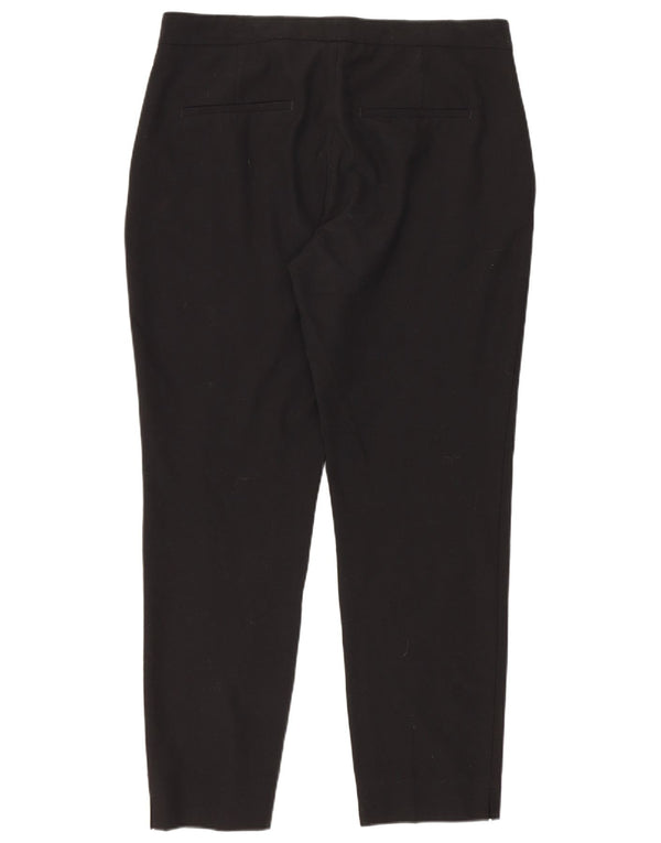 Zara Damen Slim Anzughose EU 38 Small W28 L26 Schwarz