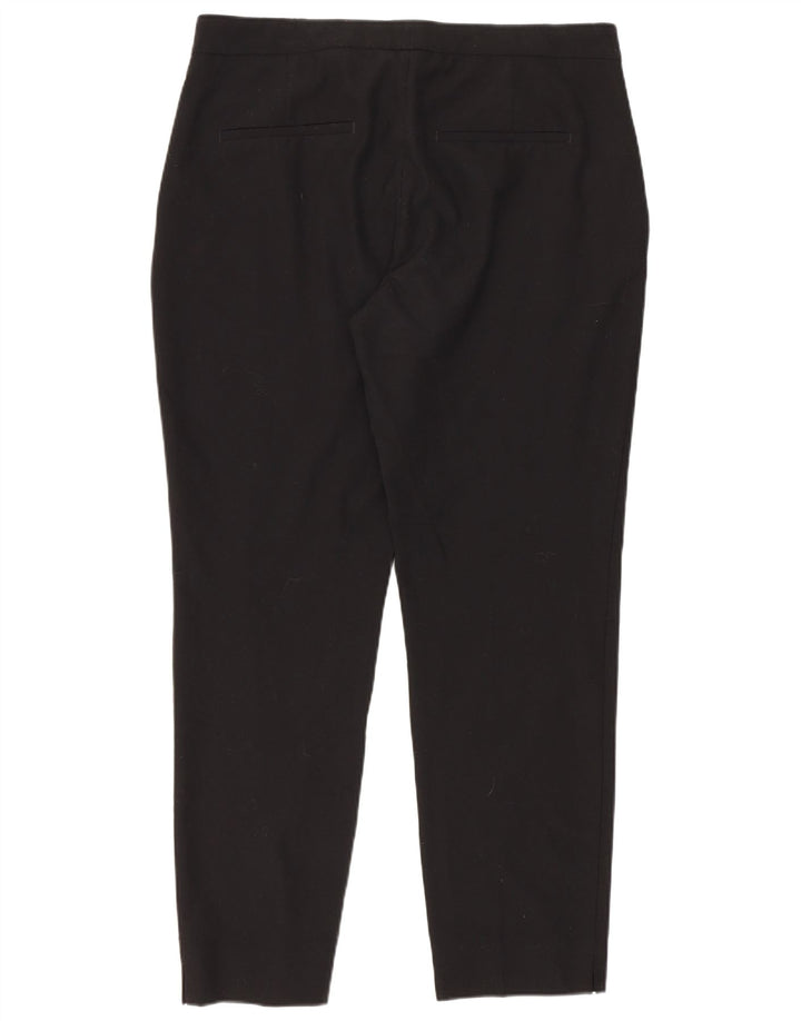 Zara Damen Slim Anzughose EU 38 Small W28 L26 Schwarz