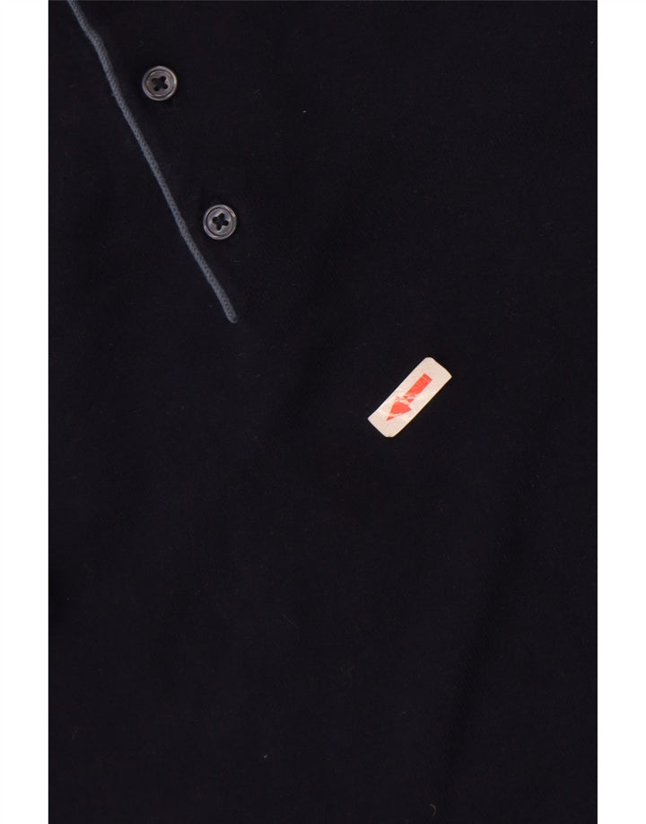 Marks & Spencer Herren-Poloshirt, mittelmarineblaue Baumwolle