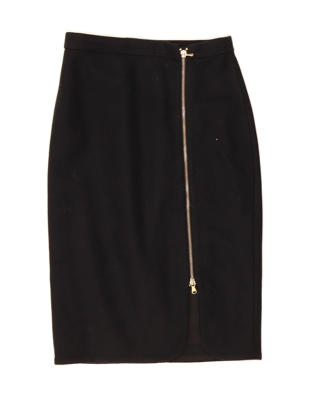 J. CREW Womens Pencil Skirt US 0 XS W26  Black Wool Vintage J. Crew and Second-Hand J. Crew from Messina Hembry 