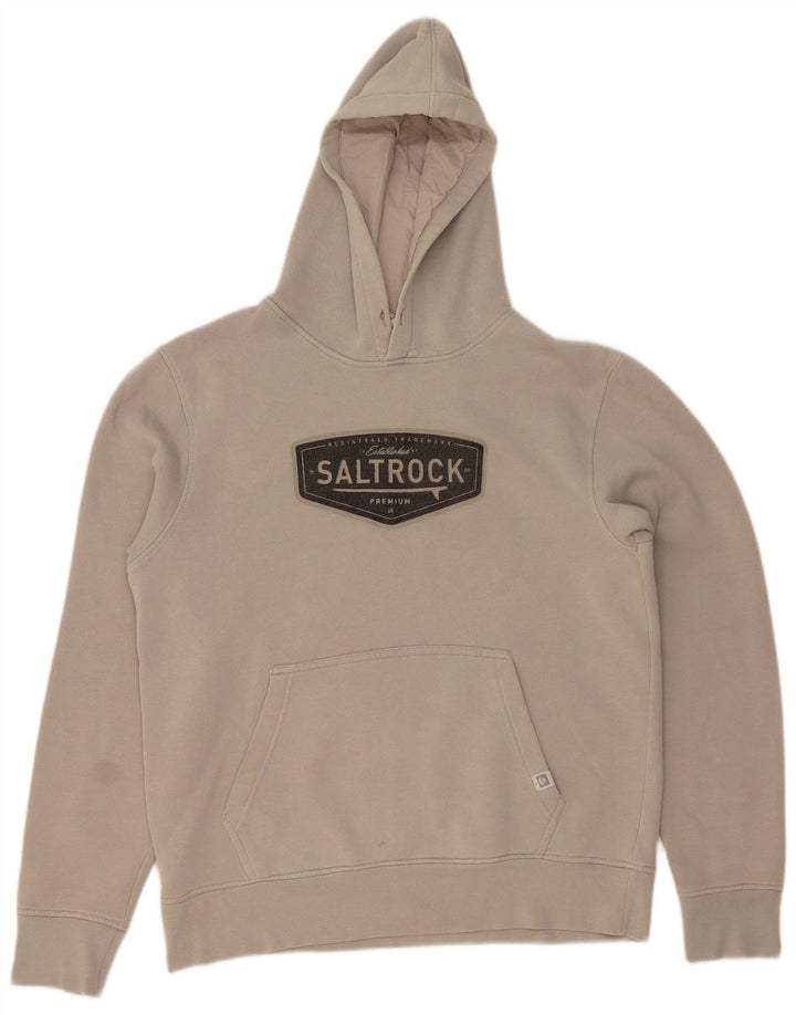 SALTROCK Herren-Kapuzenpullover mit Grafik, Mittelgrau