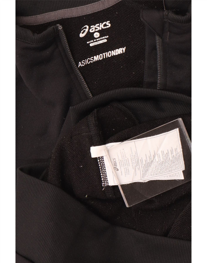 Asics Herren-Trainingsanzug-Oberteil, Jacke, Größe S, Schwarz, Polyester