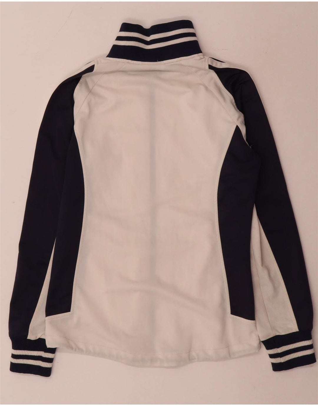 Asics Damen-Trainingsanzug-Top-Jacke, UK 12, Mittelweiß, Farbblock