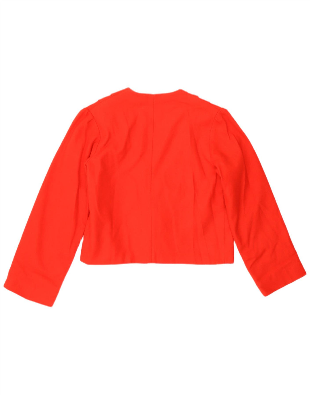 Vintage Damen 1 Knopf Crop Blazer Jacke UK 8 Small Rot