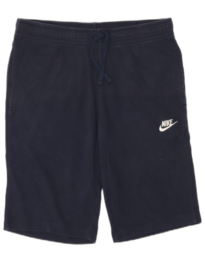 Nike Herren-Sportshorts, Größe S, marineblau, Baumwolle