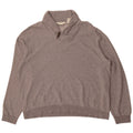 Orvis Herren-Sweatshirt mit Schalkragen, XL, graue Baumwolle