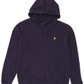 Lyle & Scott Herren-Kapuzenpullover aus mittelblauer, marineblauer Baumwolle