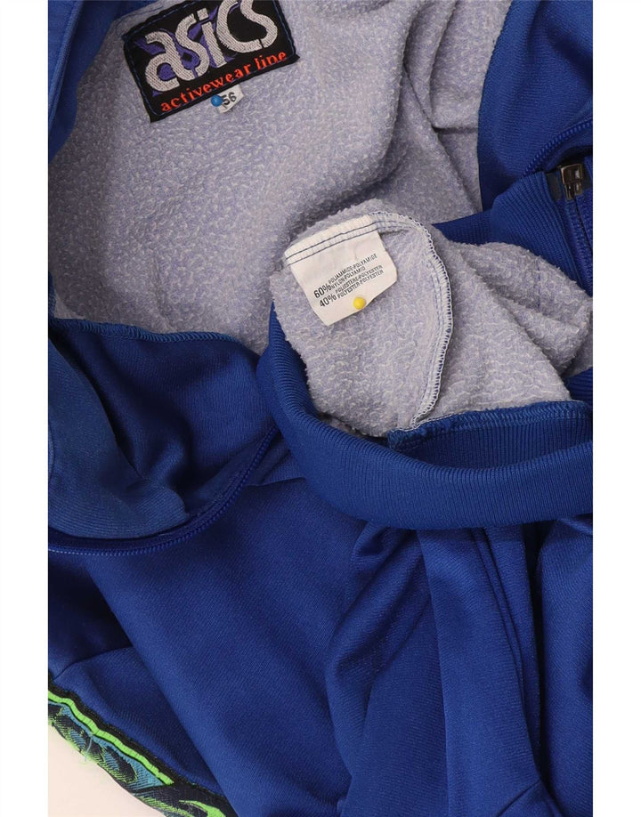 Asics Herren Graphic Trainingsanzug Top Jacke IT 56 2XL Blau Polyamid