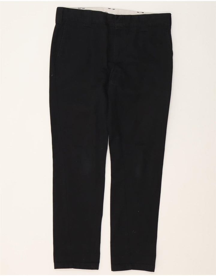 Dickies Herren Slim Fit Chinohose W33 L32 Schwarz Polyester
