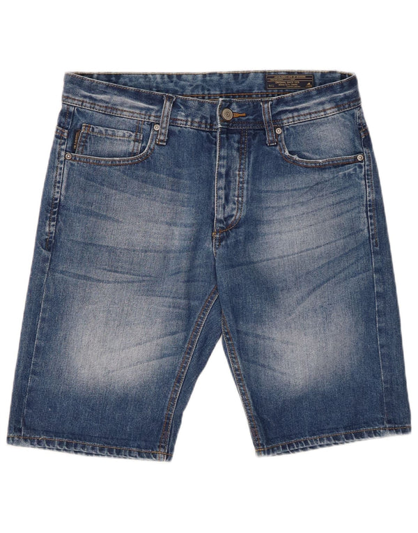Jack & Jones Herren-Jeansshorts, mittelgroß, W32, blaue Baumwolle