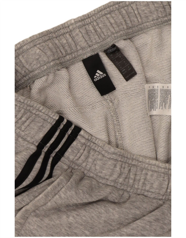 Adidas Herren-Trainingshose XL, graue Baumwolle