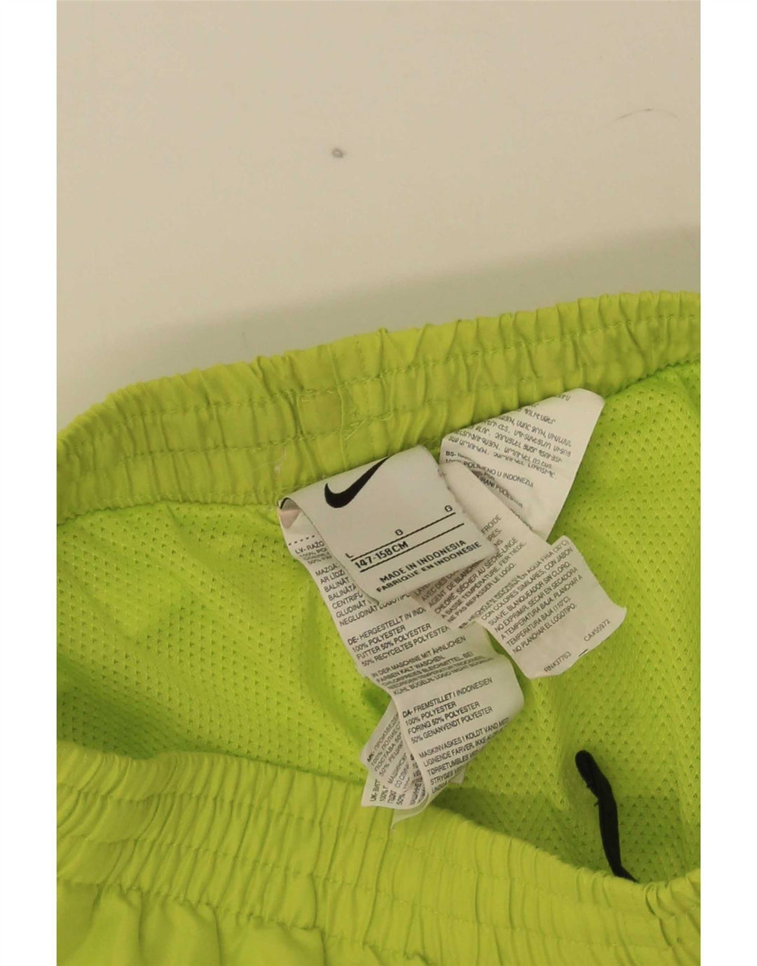 Nike Sportshorts für Jungen, 12–13 Jahre, groß, grünes Polyester