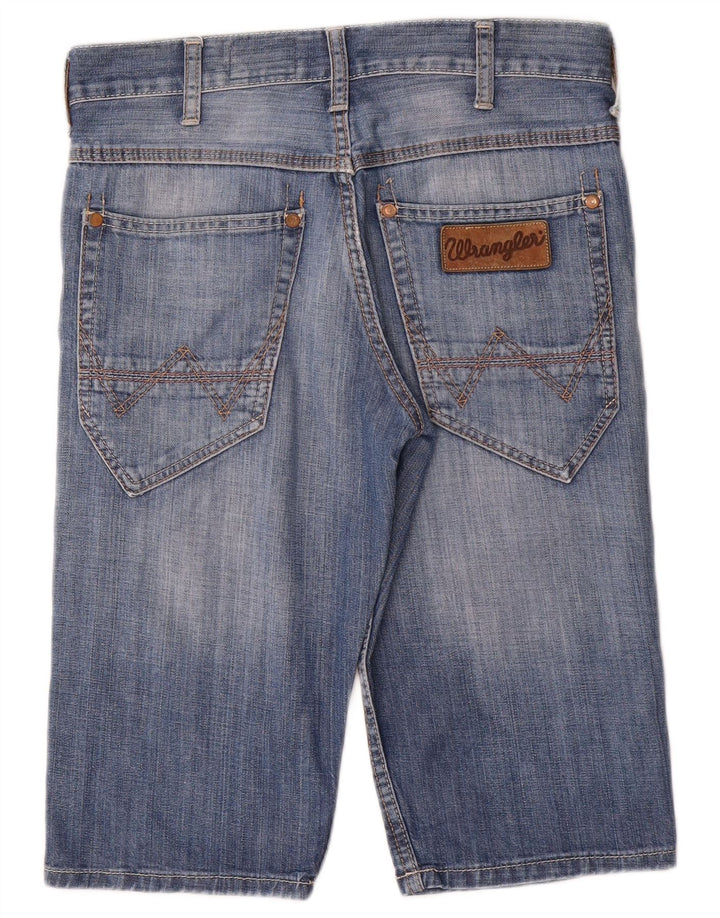 WRANGLER Herren Norton Denim Shorts W29 Small Blaue Baumwolle