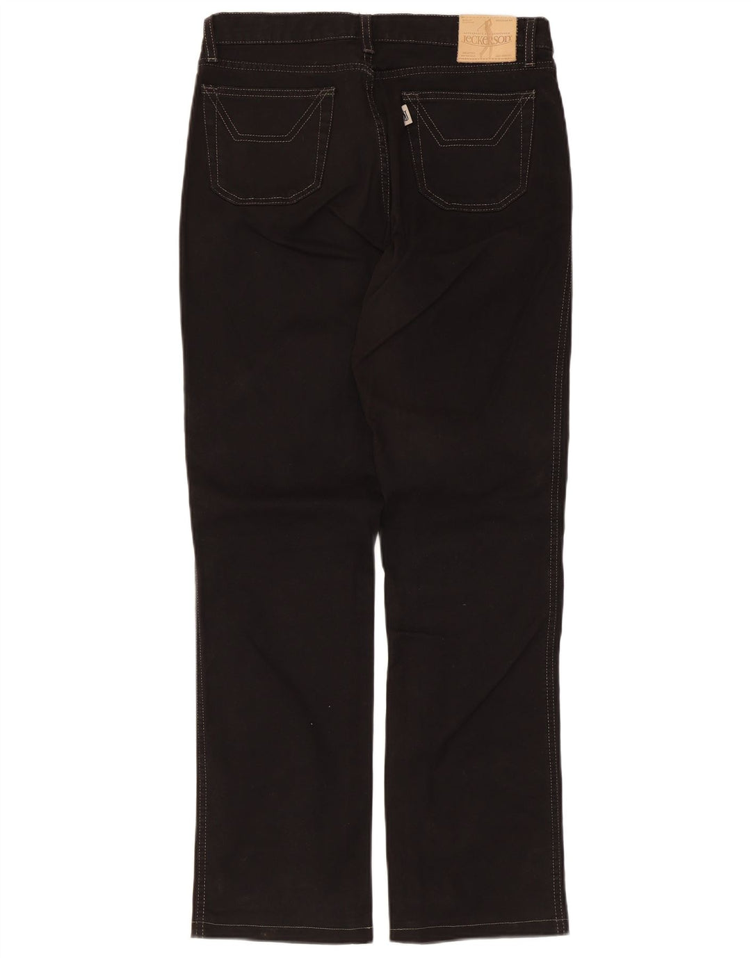 Jeckerson Damen Straight Jeans W29 L30 Schwarze Baumwolle