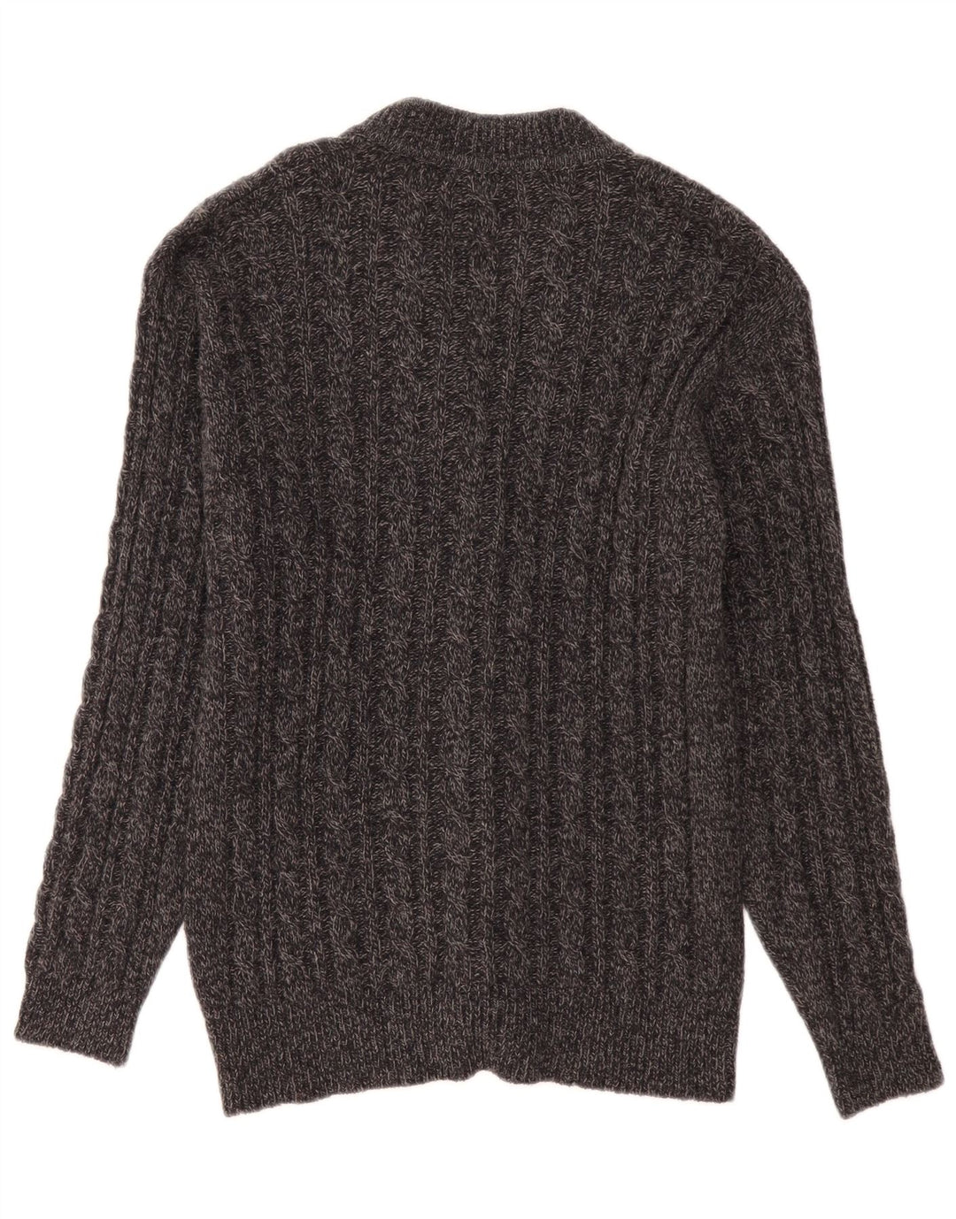 Balloon Damen-Strickjacke aus mittelgrauer Wolle