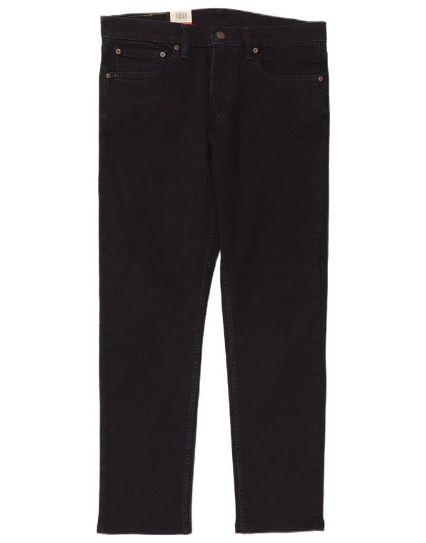 Levi's Damen 511 Slim Jeans W34 L28 Marineblaue Baumwolle