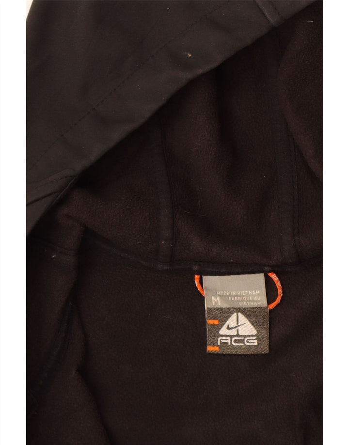 NIKE Damen-Windbreakerjacke mit Kapuze, UK 12, Mittelschwarz, Polyester