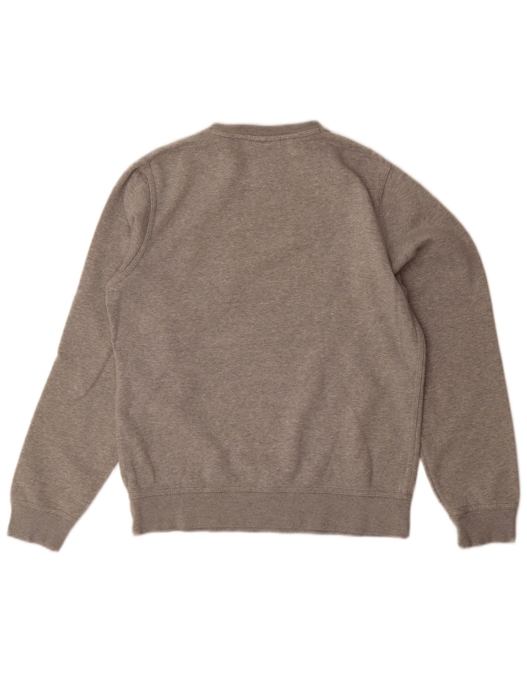 Nike Herren-Sweatshirt-Pullover, klein, grau gefleckte Baumwolle