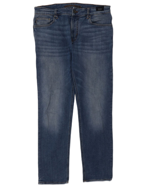 Joop Mens Modern Fit Straight Jeans W34 L30 Blue Cotton