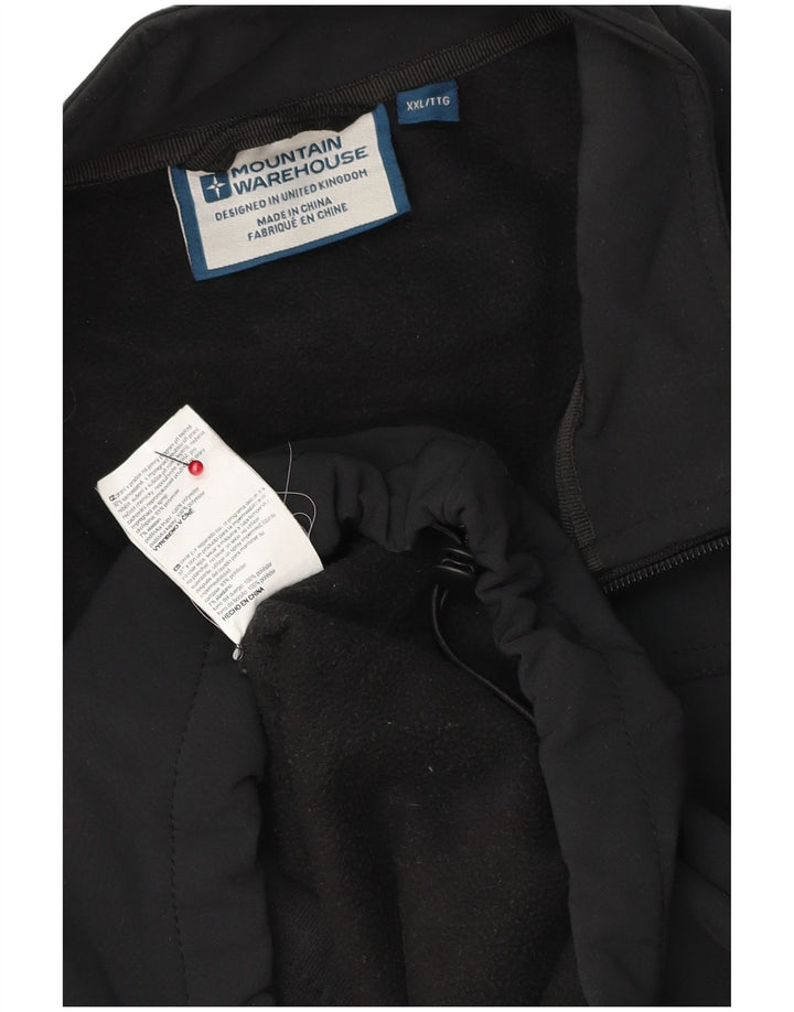 MOUNTAIN WAREHOUSE Herren-Windbreakerjacke UK 44 2XL Schwarz Polyester