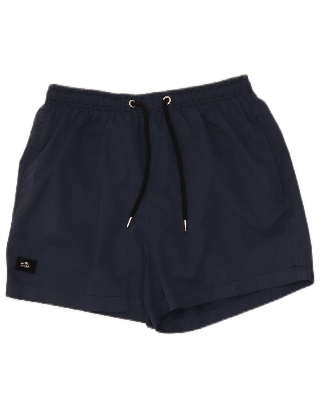 Vintage Herren Badeshorts Medium Marineblau Polyester