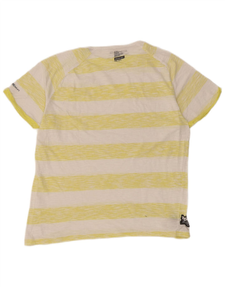 Jack & Jones Herren T-Shirt Top Mittelgelb gestreift
