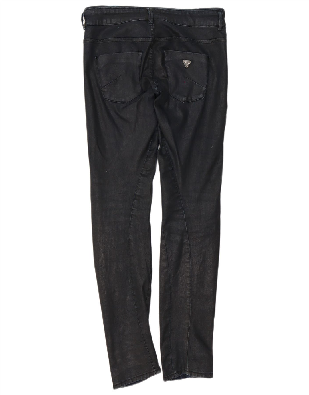 Guess Damen Slim Jeans W27 L32 Marineblaue Baumwolle