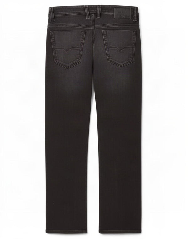 Diesel Herren Viker Straight Jeans W30 L29 Schwarze Baumwolle