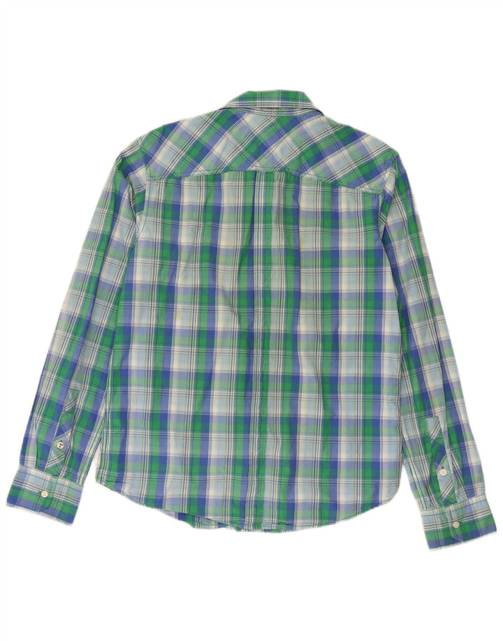 TOMMY HILFIGER Mens Shirt Large Multicoloured Check Cotton