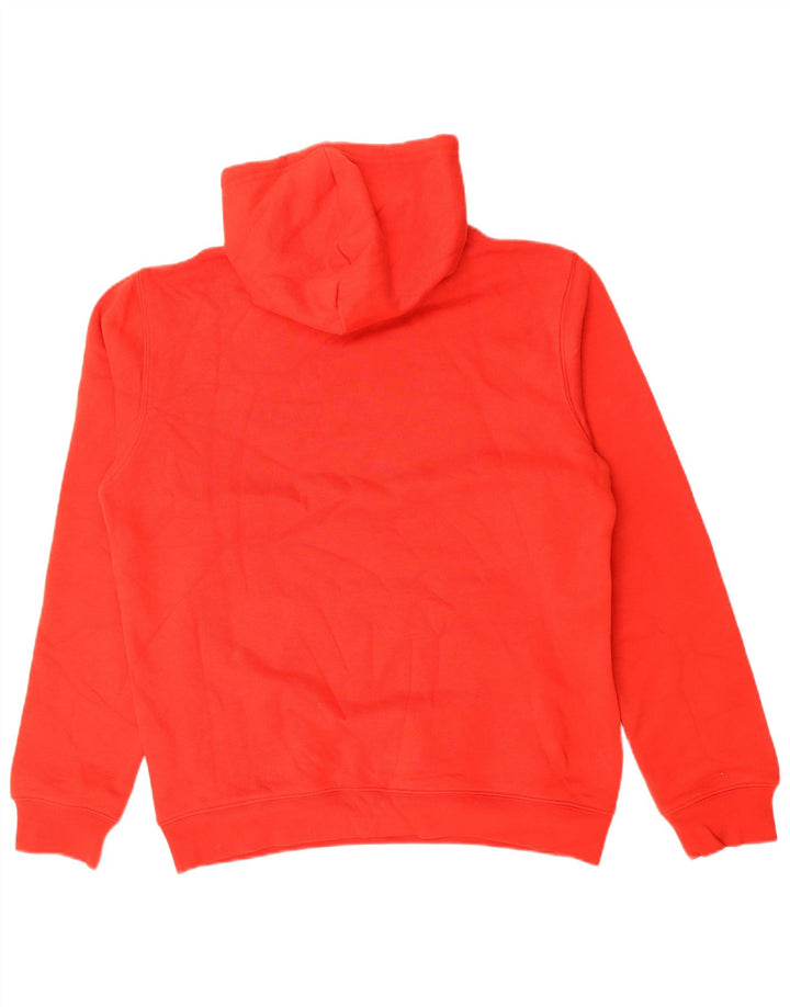 ADIDAS Mens Hoodie Jumper Large Red Cotton