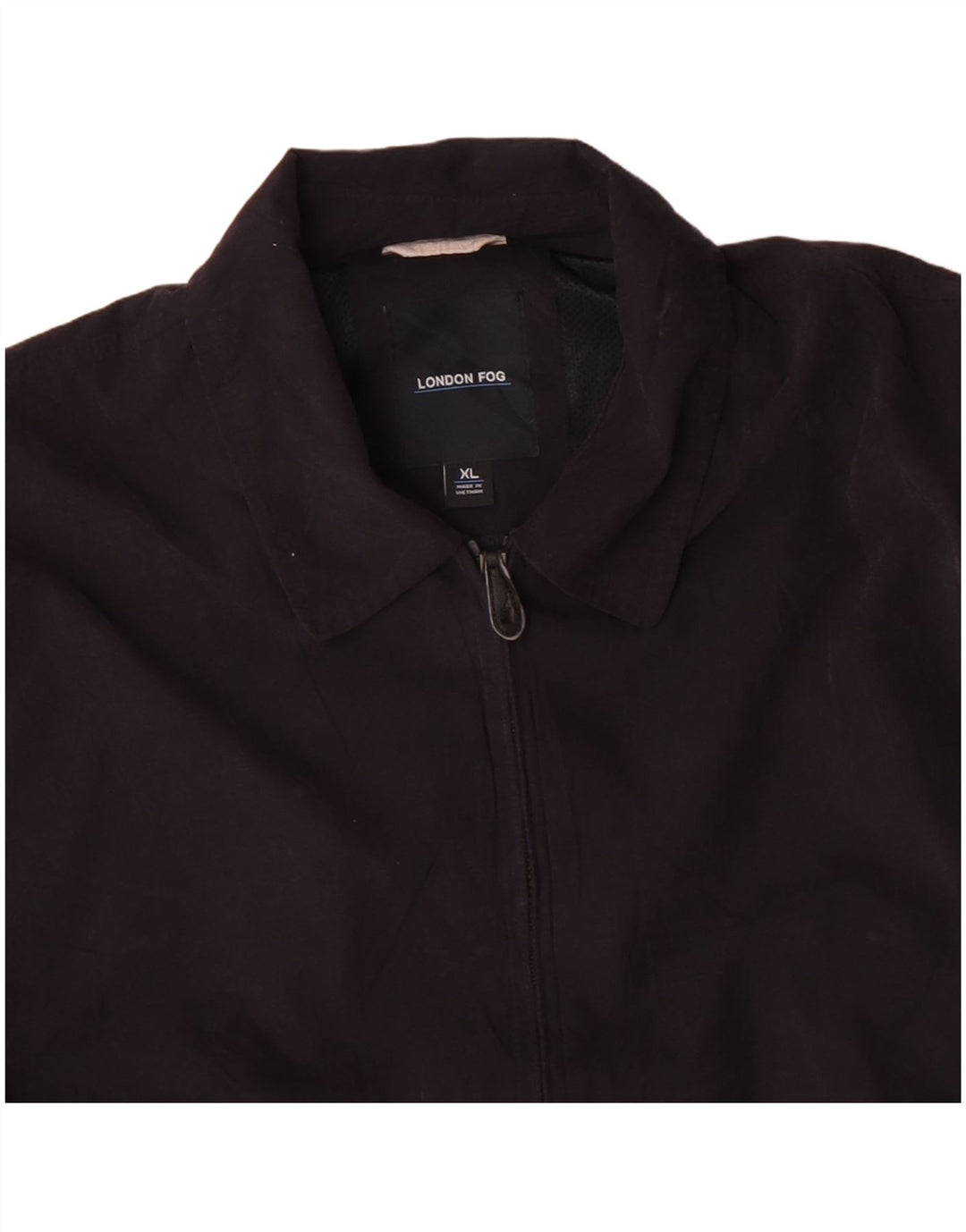 LONDON FOG Herren Bomberjacke UK 42 XL Marineblau Polyester