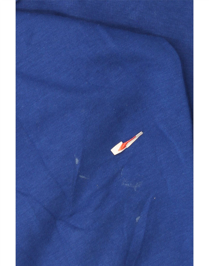 Zara Damen Übergroßer Kapuzenpullover UK 10 Small Blau