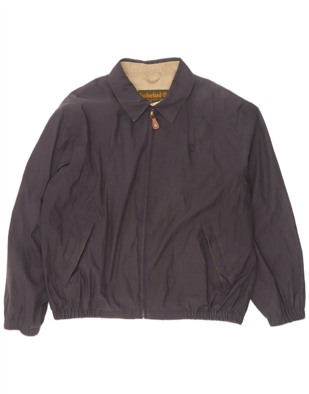 Timberland Herren Bomberjacke UK 42 XL Marineblau Polyester