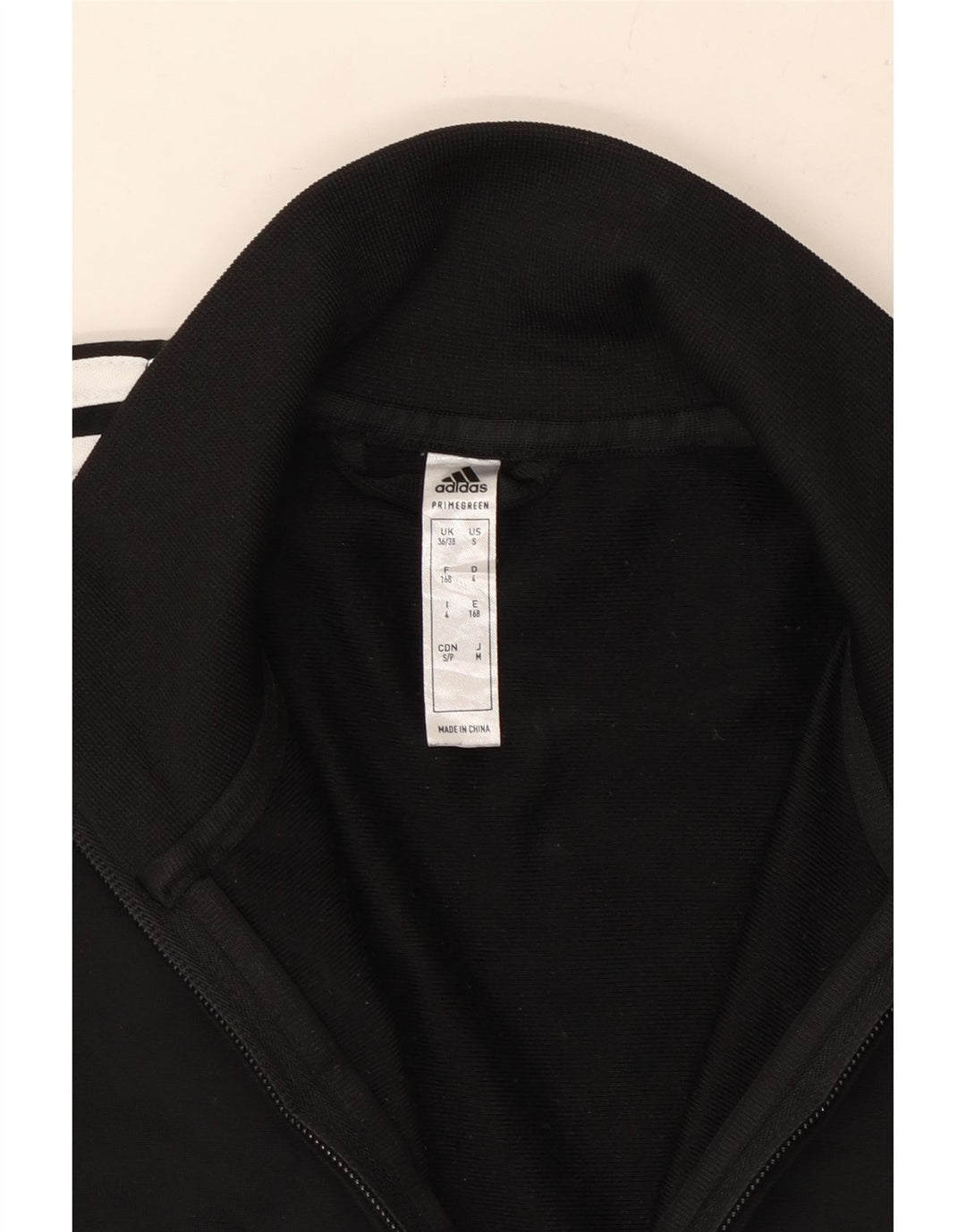 Adidas Herren Trainingsanzug Top Jacke UK 36/38 Small Schwarz Polyester