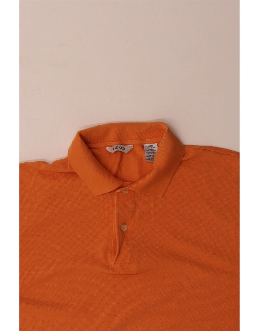 IZOD Herren Poloshirt Mittelorange Baumwolle