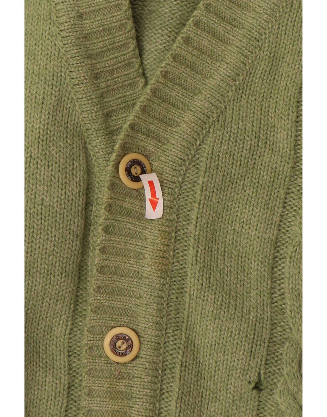 Malagrida Herren Strickjacke Mittelgrün