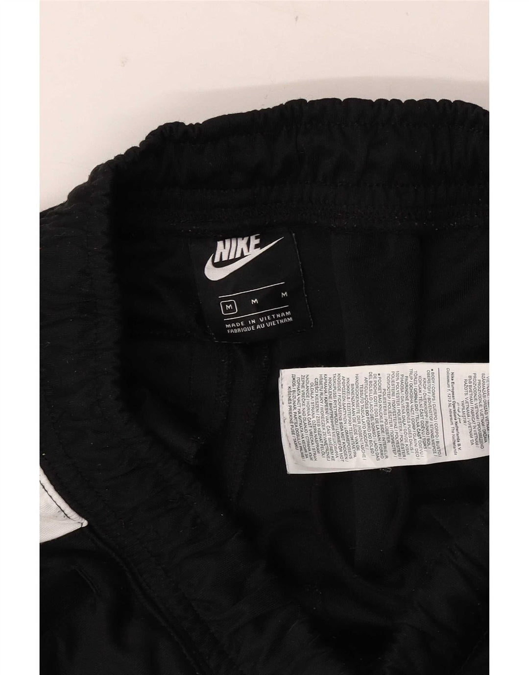 Nike Herren Dri Fit Trainingshose Mittelschwarzes Colourblock-Polyester